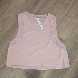 PINK Victoria's Secret Light Pink Muscle Tee Crop Soze XL
